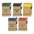 Mini Recycled Spiral Notebook w/ Matching Colored Pen